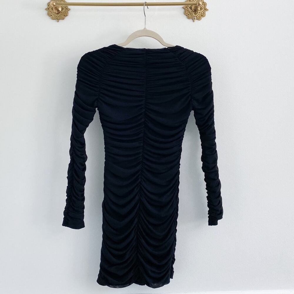 Michael Costello x Revolve Franky Bodycon Square Neck Long Sleeve Dress - Picture 6 of 6